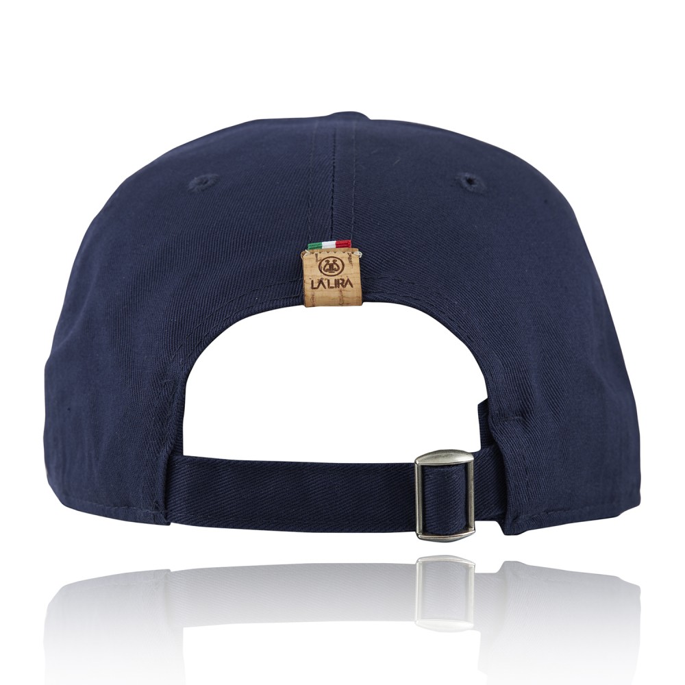 cappellino sportivo ricamo blu