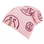 berretto LA LIRA lana unisex rosa confetto borgogna